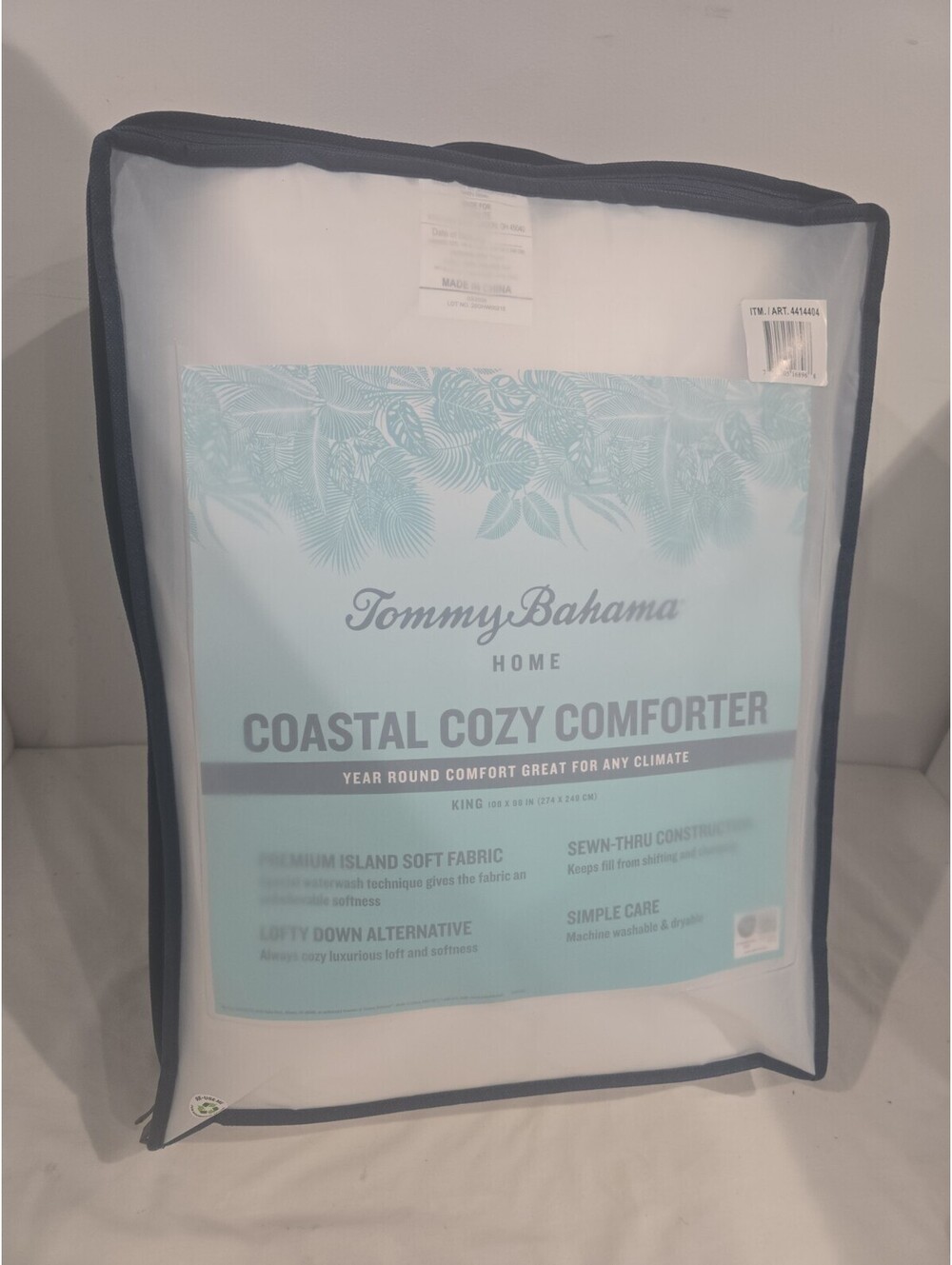 Tommy Bahama Home Coastal Cozy Comforter Luxury All Season Down Comforter